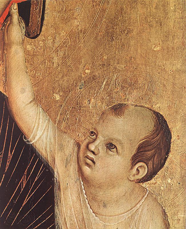 Duccio di Buoninsegna Crevole Madonna (detail) sdg